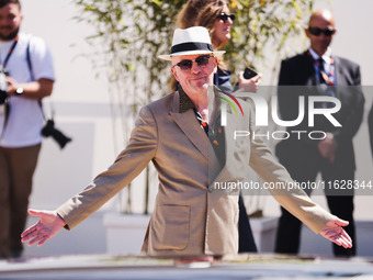 Jacques Audiard arrives at the photocall of Emilia Perez in Cannes, France, on May 19, 2024, during the 77th Festival de Cannes (