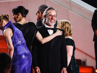 Guy Pearce attends the red carpet for the premiere of The Shrouds during the 77th Festival de Cannes in Cannes, France, on May 20, 2024 (