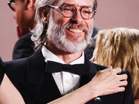 Guy Pearce attends the red carpet for the premiere of The Shrouds during the 77th Festival de Cannes in Cannes, France, on May 20, 2024 (