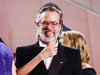 Guy Pearce attends the red carpet for the premiere of The Shrouds during the 77th Festival de Cannes in Cannes, France, on May 20, 2024 (