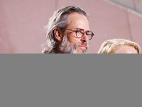 Guy Pearce attends the red carpet for the premiere of The Shrouds during the 77th Festival de Cannes in Cannes, France, on May 20, 2024 (