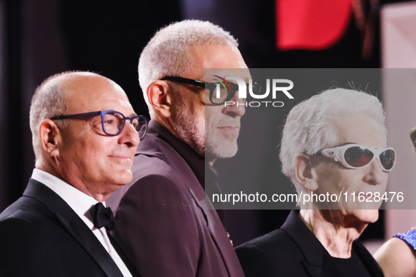 Vincent Cassel attends the red carpet for the premiere of The Shrouds during the 77th Festival de Cannes in Cannes, France, on May 20, 2024 