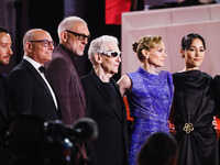 Diane Kruger, Vincent Cassel, and David Cronenberg attend the red carpet for the premiere of The Shrouds during the 77th Festival de Cannes...