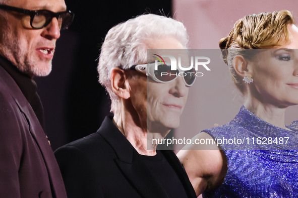 David Cronenberg attends the red carpet for the premiere of The Shrouds during the 77th Festival de Cannes in Cannes, France, on May 20, 202...