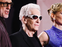 David Cronenberg attends the red carpet for the premiere of The Shrouds during the 77th Festival de Cannes in Cannes, France, on May 20, 202...