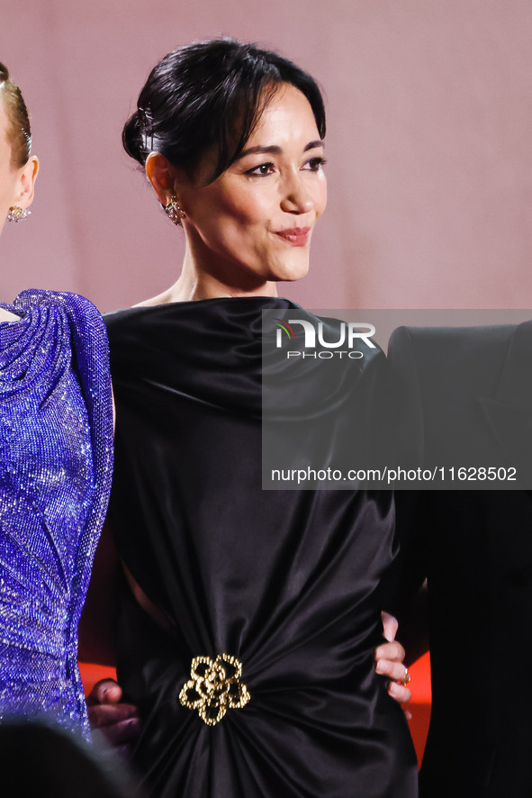 Sandrine Holt attends the red carpet for the premiere of The Shrouds during the 77th Festival de Cannes in Cannes, France, on May 20, 2024 