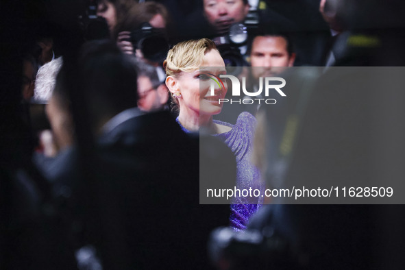 Diane Kruger attends the red carpet for the premiere of The Shrouds in Cannes, France, on May 20, 2024, during the 77th Festival de Cannes 