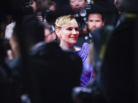 Diane Kruger attends the red carpet for the premiere of The Shrouds in Cannes, France, on May 20, 2024, during the 77th Festival de Cannes (