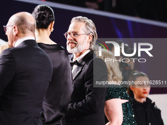 Guy Pearce attends the red carpet for the premiere of The Shrouds during the 77th Festival de Cannes in Cannes, France, on May 20, 2024 (