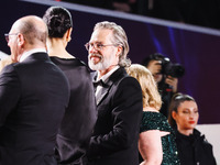 Guy Pearce attends the red carpet for the premiere of The Shrouds during the 77th Festival de Cannes in Cannes, France, on May 20, 2024 (