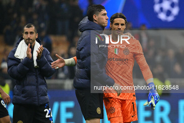 Yann Sommer of F.C. Inter during the UEFA Champions League 2024/25 League Phase MD2 match between F.C. Inter and F.K. Crvena Zvezda at San S...