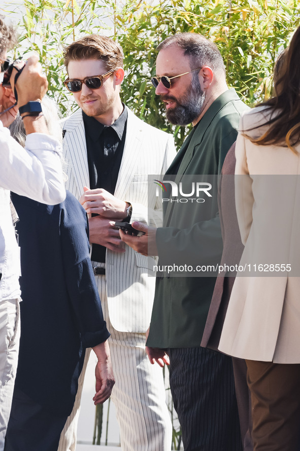 Joe Alwyn arrives at the photocall of Kinds of Kindness during the 77th Festival de Cannes in Cannes, France, on May 18, 2024 