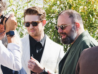 Joe Alwyn arrives at the photocall of Kinds of Kindness during the 77th Festival de Cannes in Cannes, France, on May 18, 2024 (