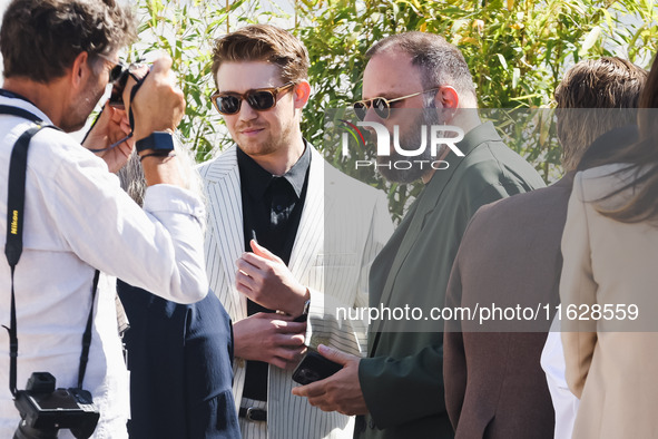 Joe Alwyn arrives at the photocall of Kinds of Kindness during the 77th Festival de Cannes in Cannes, France, on May 18, 2024 