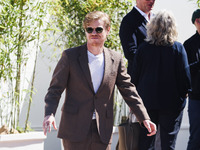 Jesse Plemons arrives at the photocall of Kinds of Kindness during the 77th Festival de Cannes in Cannes, France, on May 18, 2024 (