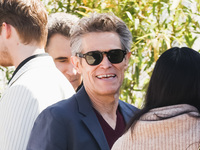 Willem Dafoe arrives at the photocall of Kinds of Kindness during the 77th Festival de Cannes in Cannes, France, on May 18, 2024 (