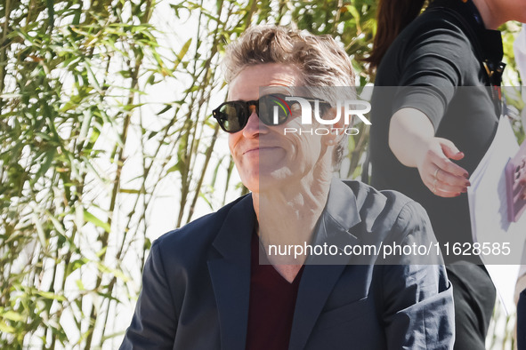 Willem Dafoe arrives at the photocall of Kinds of Kindness during the 77th Festival de Cannes in Cannes, France, on May 18, 2024 