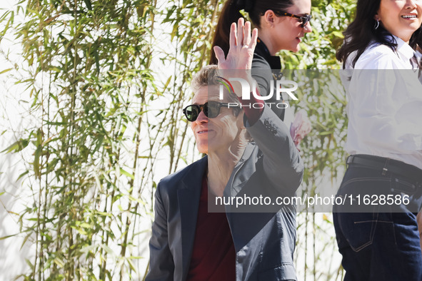 Willem Dafoe arrives at the photocall of Kinds of Kindness during the 77th Festival de Cannes in Cannes, France, on May 18, 2024 