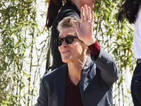 Willem Dafoe arrives at the photocall of Kinds of Kindness during the 77th Festival de Cannes in Cannes, France, on May 18, 2024 (