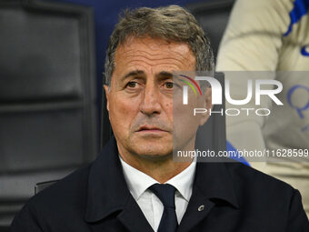 Riccardo Ferri participates in the UEFA Champions League 2024/25 League Phase MD2 match between F.C. Inter and F.K. Crvena Zvezda at San Sir...