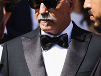 Kevin Costner is seen at JW Marriott Hotel during the 77th Festival de Cannes in Cannes, France, on May 19, 2024 (