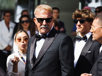 Kevin Costner is seen at JW Marriott Hotel during the 77th Festival de Cannes in Cannes, France, on May 19, 2024 (