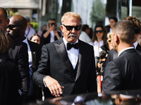 Kevin Costner is seen at JW Marriott Hotel during the 77th Festival de Cannes in Cannes, France, on May 19, 2024 (