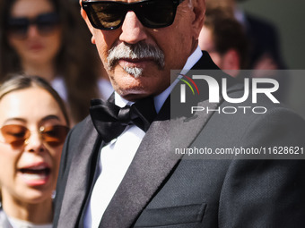 Kevin Costner is seen at JW Marriott Hotel during the 77th Festival de Cannes in Cannes, France, on May 19, 2024 (