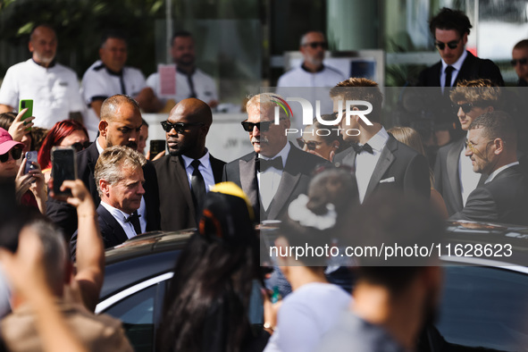 Kevin Costner is seen at JW Marriott Hotel during the 77th Festival de Cannes in Cannes, France, on May 19, 2024 