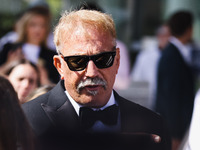 Kevin Costner is seen at JW Marriott Hotel during the 77th Festival de Cannes in Cannes, France, on May 19, 2024 (