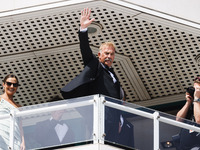 Kevin Costner is seen at JW Marriott Hotel during the 77th Festival de Cannes in Cannes, France, on May 19, 2024 (