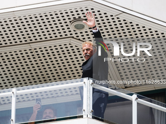 Kevin Costner is seen at JW Marriott Hotel during the 77th Festival de Cannes in Cannes, France, on May 19, 2024 (