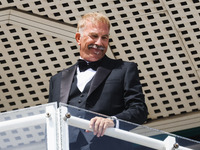 Kevin Costner is seen at JW Marriott Hotel during the 77th Festival de Cannes in Cannes, France, on May 19, 2024 (