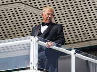 Kevin Costner is seen at JW Marriott Hotel during the 77th Festival de Cannes in Cannes, France, on May 19, 2024 (