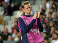 Frenkie de Jong plays during the match between FC Barcelona and BSC Young Boys in the week 2 of the League Stage of the UEFA Champions Leagu...