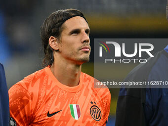 Yann Sommer of F.C. Inter during the UEFA Champions League 2024/25 League Phase MD2 match between F.C. Inter and F.K. Crvena Zvezda at San S...