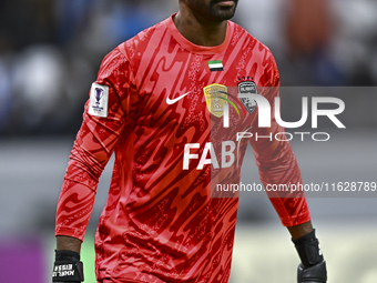 Khalid Eisa of Al Ain FC plays during the AFC Champions League elite west football match between Qatar's Al Gharafa SC and United Arab Emira...