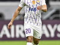 Matias Palacios of Al Ain FC plays during the AFC Champions League elite west football match between Qatar's Al Gharafa SC and United Arab E...