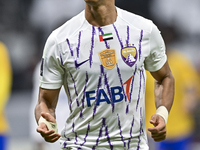 Soufiane Rahimi of Al Ain FC plays during the AFC Champions League elite west football match between Qatar's Al Gharafa SC and United Arab E...