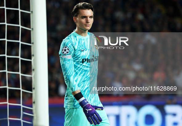 Marvin Keller plays during the match between FC Barcelona and BSC Young Boys in the week 2 of the League Stage of the UEFA Champions League...