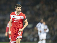 Finn Azaz of Middlesbrough during the Sky Bet Championship match between West Bromwich Albion and Middlesbrough at The Hawthorns in West Bro...