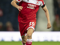 Finn Azaz of Middlesbrough during the Sky Bet Championship match between West Bromwich Albion and Middlesbrough at The Hawthorns in West Bro...