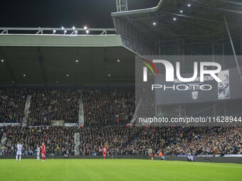 A tribute for Mark Townsend takes place at the 57th minute during the Sky Bet Championship match between West Bromwich Albion and Middlesbro...