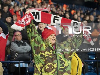 Middlesbrough fans during the Sky Bet Championship match between West Bromwich Albion and Middlesbrough at The Hawthorns in West Bromwich, o...