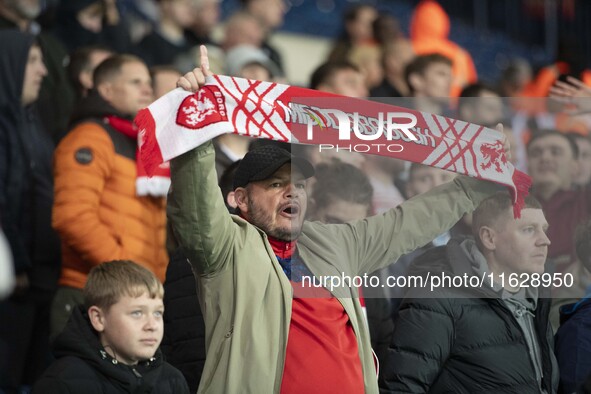 Middlesbrough fans during the Sky Bet Championship match between West Bromwich Albion and Middlesbrough at The Hawthorns in West Bromwich, o...