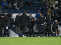 Middlesbrough Manager Michael Carrick shakes the hand of West Bromwich Albion Manager Carlos Corberan at the final whistle of the Sky Bet Ch...