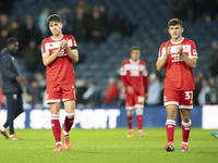 Hayden Hackney of Middlesbrough celebrates at the end of the game during the Sky Bet Championship match between West Bromwich Albion and Mid...