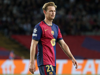 Frenkie de Jong plays during the match between FC Barcelona and BSC Young Boys in the week 2 of the League Stage of the UEFA Champions Leagu...