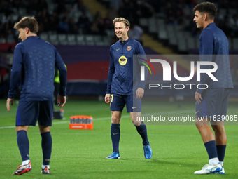 Frenkie de Jong plays during the match between FC Barcelona and BSC Young Boys in the week 2 of the League Stage of the UEFA Champions Leagu...