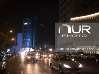 A view of an avenue in downtown Tehran, after Iran's missile attack against Israel, in Tehran, Iran, on October 1, 2024. Iran launches hundr...